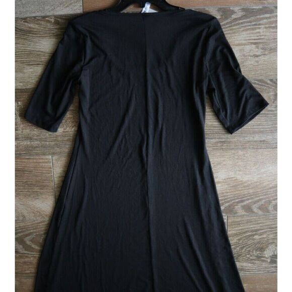 24seven Comfort Apparel Women's Sz Large Black Long Maxi Dress - Picture 8 of 10